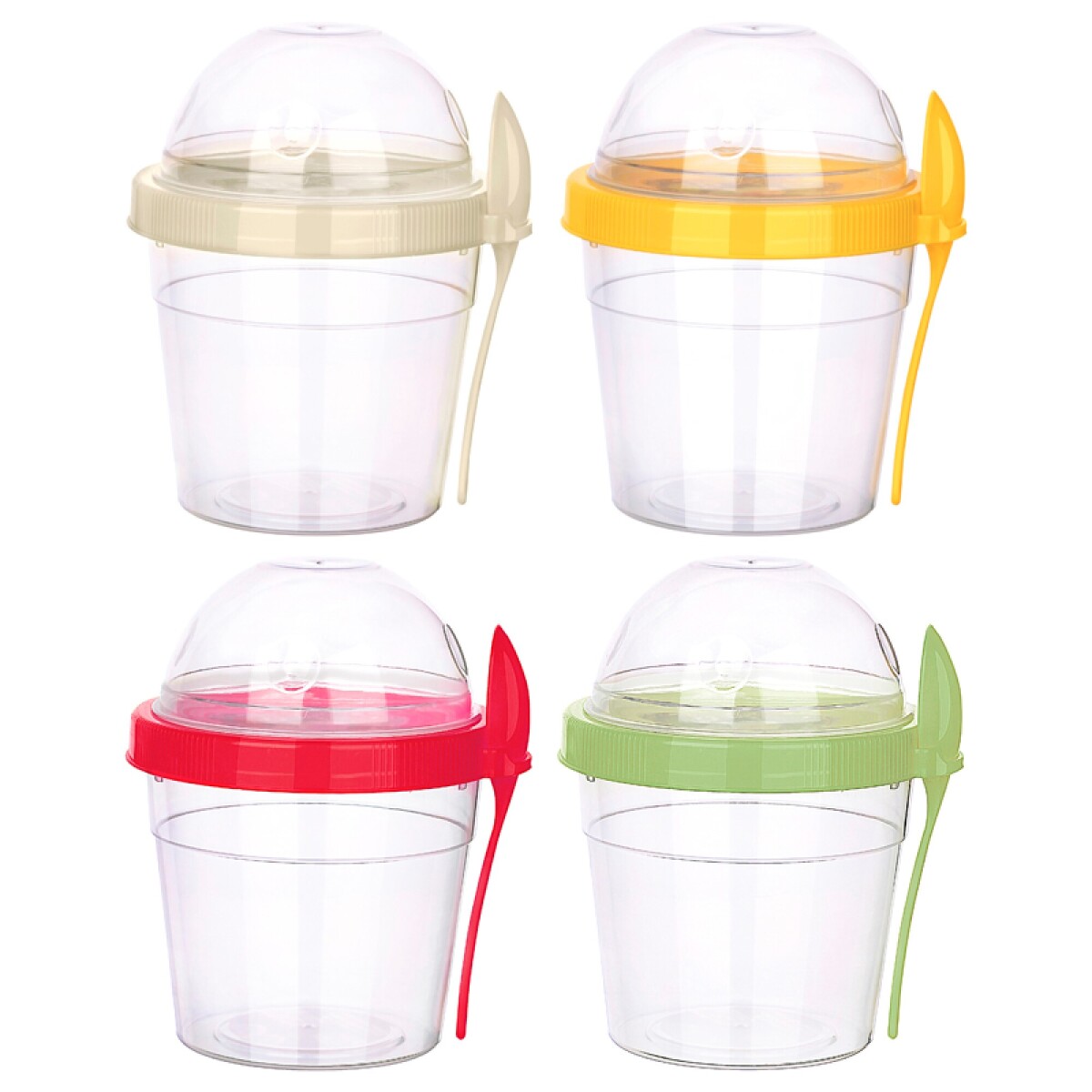 VASO PARA YOGURT CON CUCHARA 