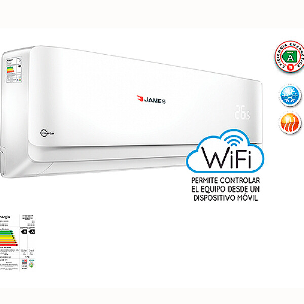 AIRE ACOND. JAMES INVERTER AAM-18 INF-INV 18000 BTU Smart ¨A Sin color