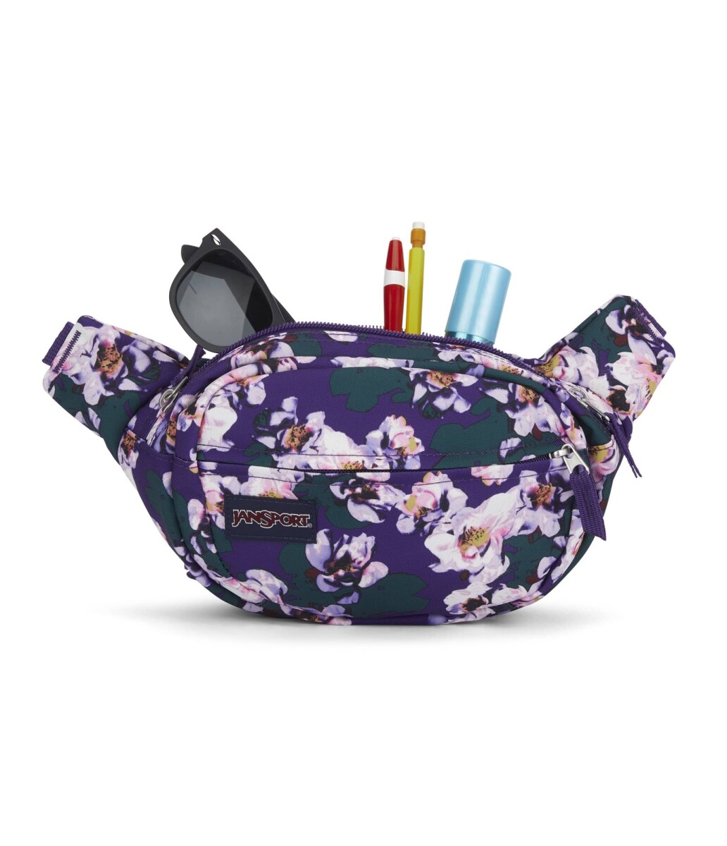 RIÑONERA JANSPORT FIFTH AVENUE PURPLE PETALS — Jansport