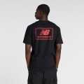 Remera New Balance de Hombre - Woven Label - MT53928BK BLACK