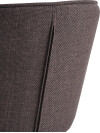 Silla de comedor RISSKOV tela marrón osc/negro Silla de comedor RISSKOV tela marrón osc/negro