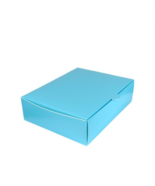 Caja para masas 1/2 kg (22,5x18x6,5 cm) CELESTE