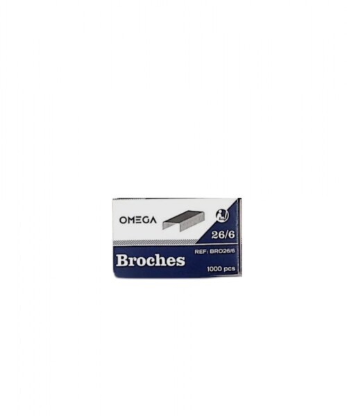 Cajas broches 26/6 de 1000 un. Cajas broches 26/6 de 1000 un.
