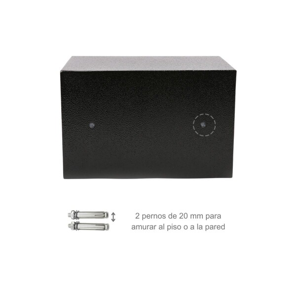 Caja Fuerte Cofre Seguridad Electrónico Llaves 31x20x20 Imback Color Negro Caja Fuerte Cofre Seguridad Electrónico Llaves 31x20x20 Imback Color Negro