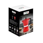 CAFETERA ITALIANA ALUMINIO ROJO 300ML 6T VARENNA CAFETERA ITALIANA ALUMINIO ROJO 300ML 6T VARENNA