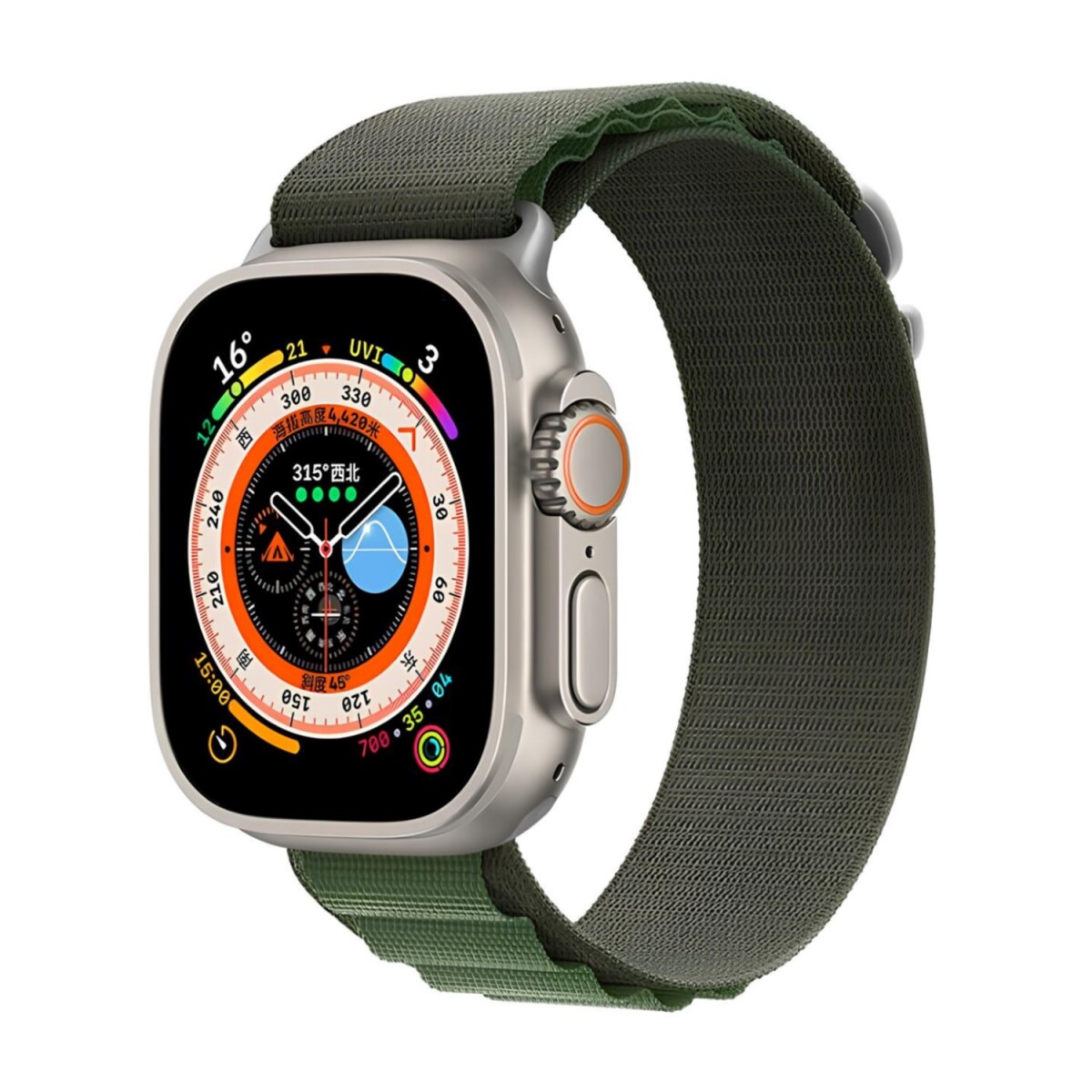 Correa Deportiva de Nylon Devia Series Braided Ajustable para Apple Watch 38mm / 40mm / 41mm Green