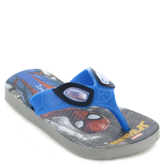 Sandalias Infantiles Ipanema Hombre Araña Action Gris - Azul