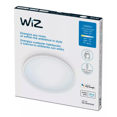 Lámpara Led Empotrable Philips Wiz 16W Blanco Y Color 001