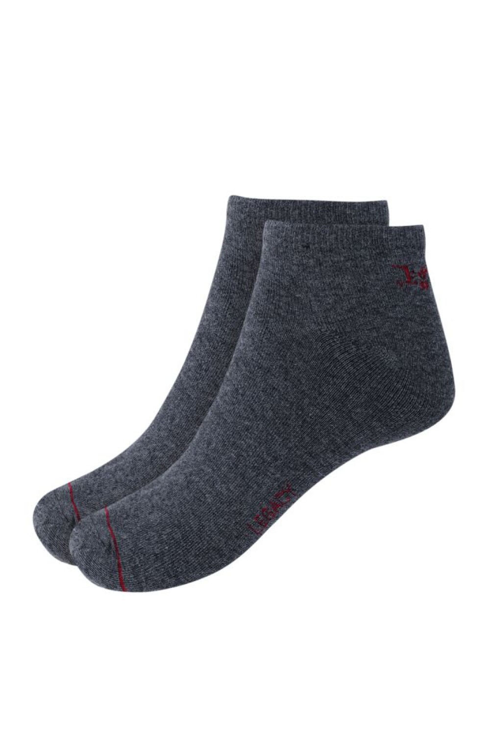 SOQUETE FINO - PACK X 3 Gris