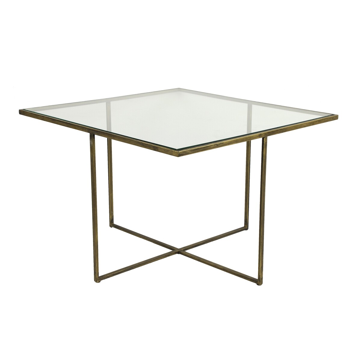 MESA AUXILIAR - VIDRIO GRIS STRASBURG 779206 BRONCE 