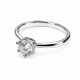 Anillo con zirconia al centro Anillo con zirconia al centro