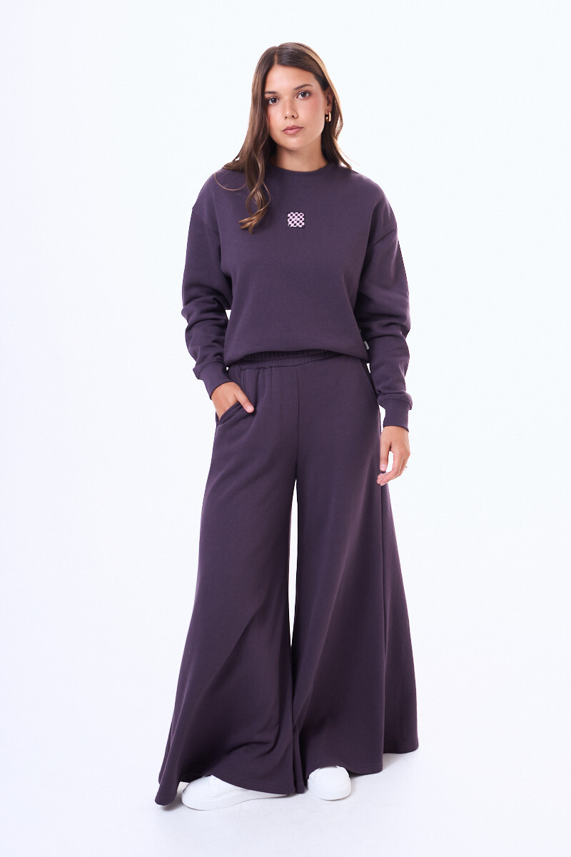 Pantalon de felpa Chia Violeta