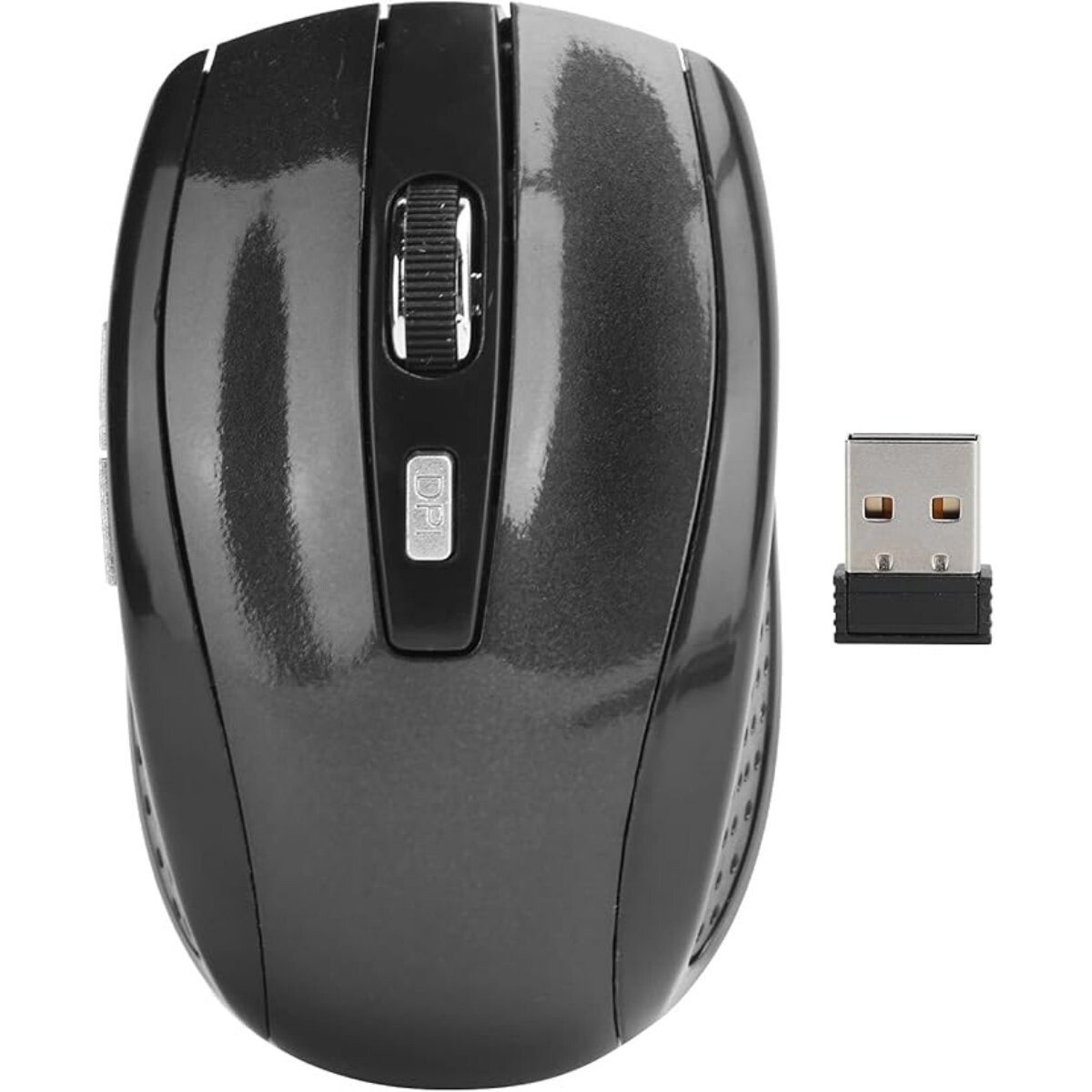 Mouse Inalambrico Goldtech Dpi Usb Ergonomico Portatil Atrix - Variante Color Negro 