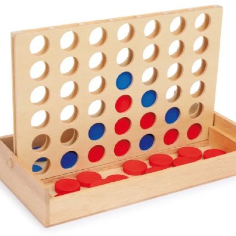 Juego de madera 4 en línea Juego De Madera 4 En Línea