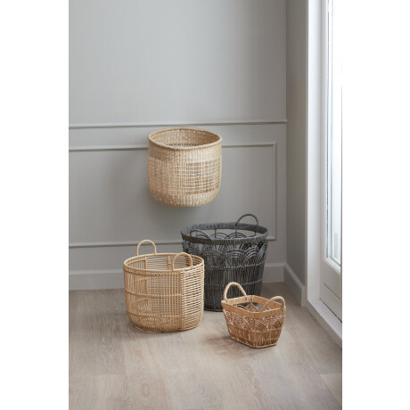 Cesta Alvar Ø35Xa35Cm Natural