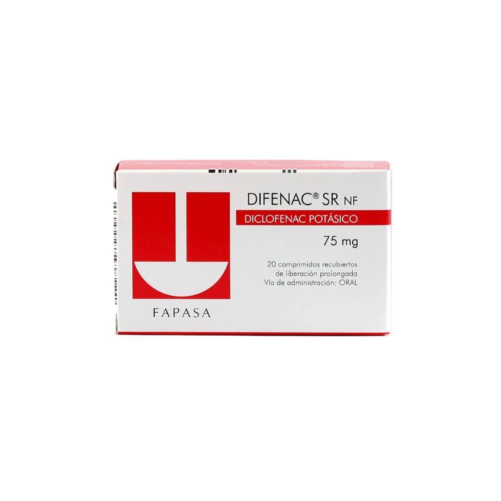 DIFENAC 75 S.R. CJ X 20 COMPRIMIDOS