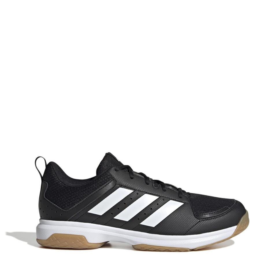 Championes Unisex Adidas Tenis Indoor Ligra 7 Negro - Blanco