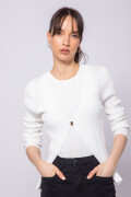 CARDIGAN GREENWICH Blanco