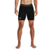 UA HG Armour Shorts-WHT BLK-001