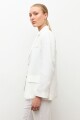 Blazer 100% Lino blanco