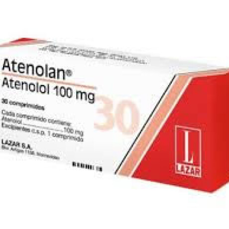 Atenolan 100 Mg X30 Lazar ¿ Suplemento Cardiovascular Atenolan 100 Mg X30 Lazar ¿ Suplemento Cardiovascular