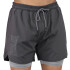 SHORT 2IN1 MEN POLY/SPX EVERLAST SLAM IV CH M6 CHARCOAL