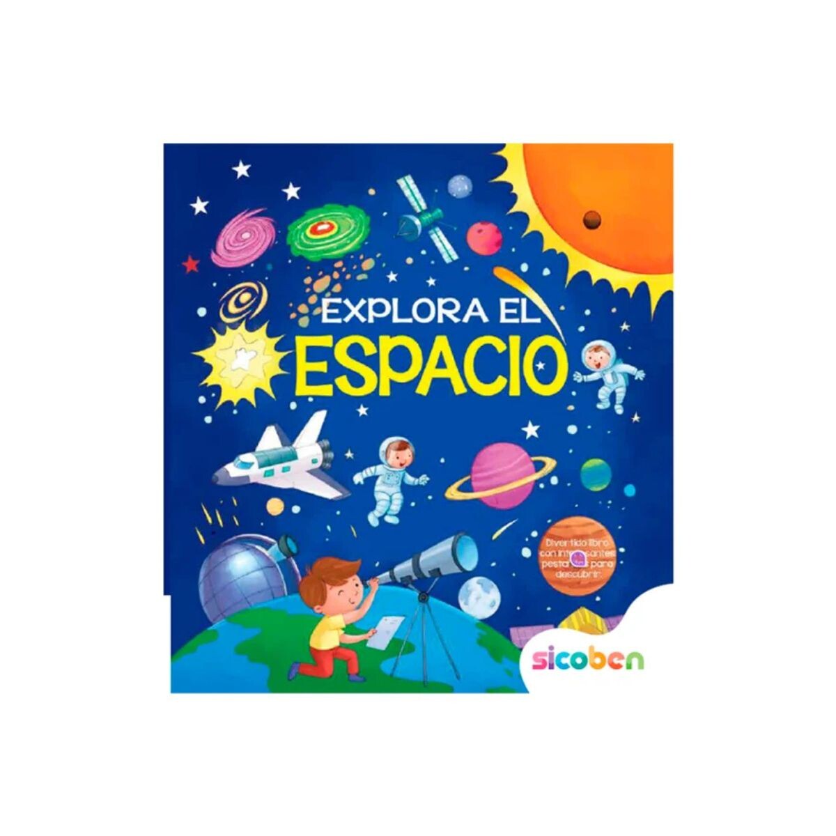 Libro para niños colección pestañitas curiosas - El espacio 