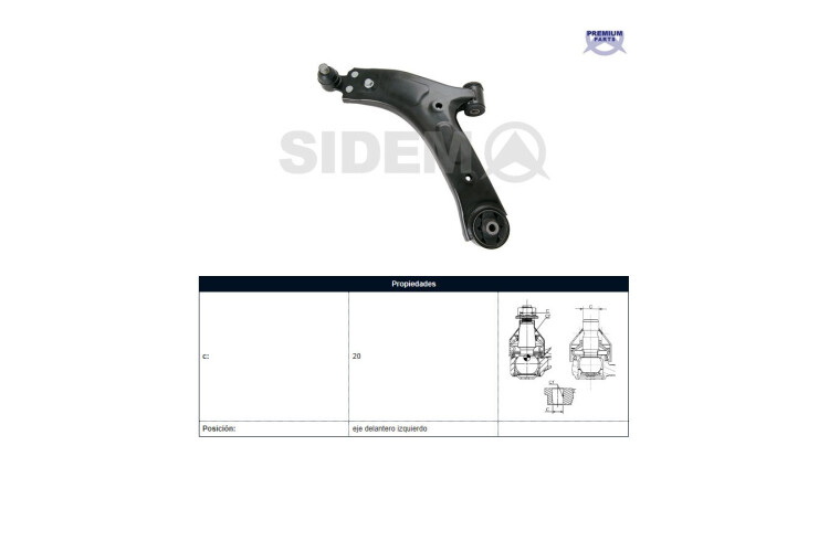 Parilla De Susp Del Hyundai H1 Carroceria Tq Starex 05-25 Izq Parilla De Susp Del Hyundai H1 Carroceria Tq Starex 05-25 Izq
