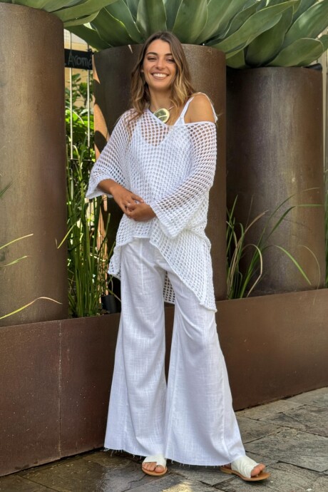 PANTALON JACINTO NEW METALIZADO Blanco