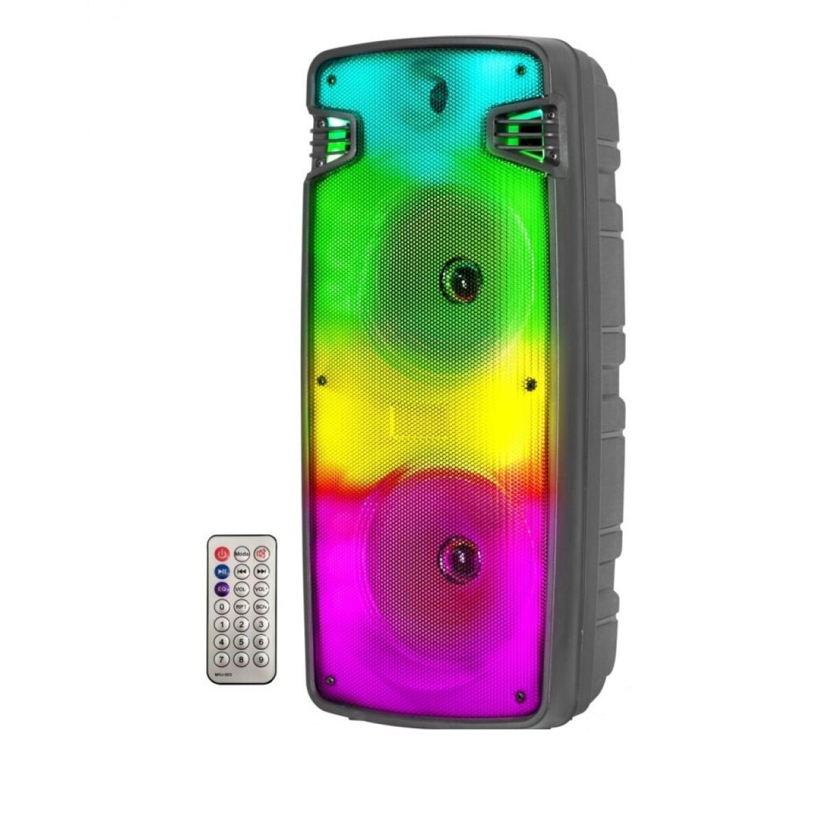 Parlante Bluetooth Luces Led Batería Recargable Ub 