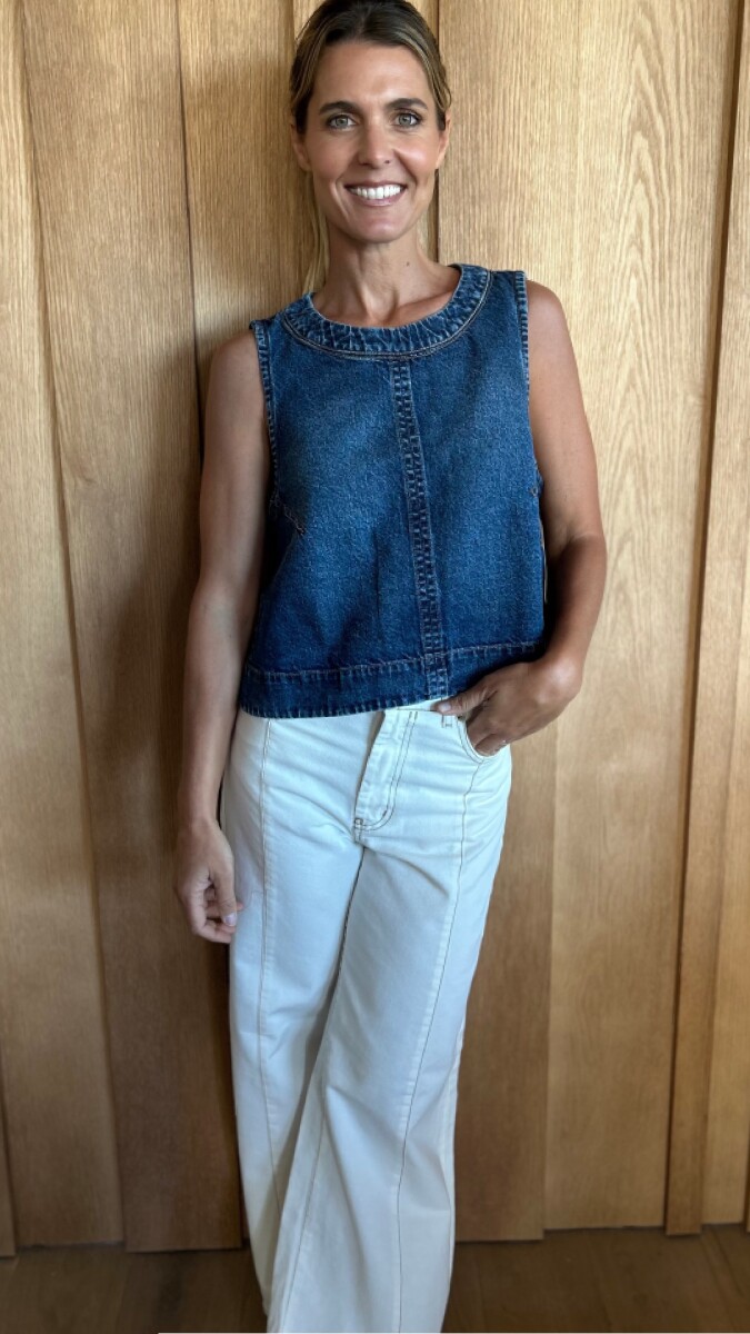 Chaleco Cadaqués - Denim azul 