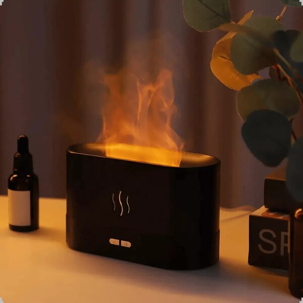 Humidificador Difusor Aromatizador Vaporizador USB Dellorean Variante Color Negro