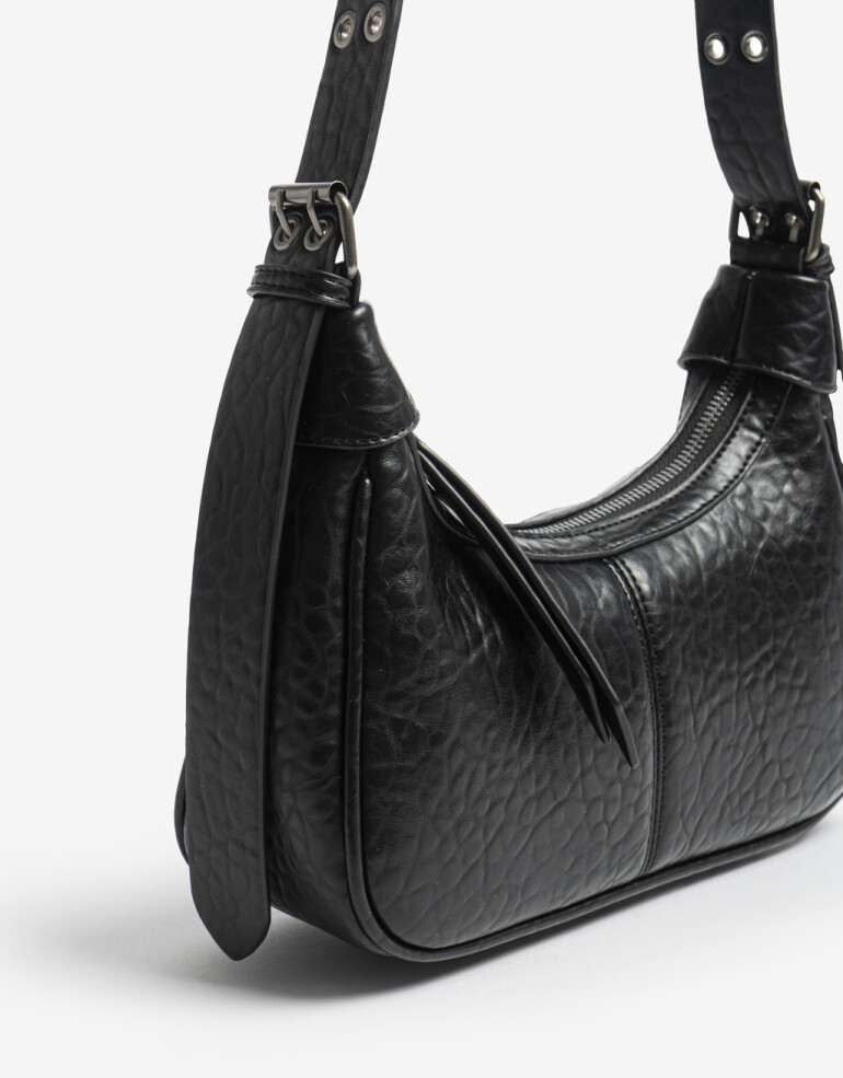 Bandoleras Bandolera Con Tachas Negra - Negro