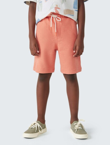 BERMUDA DE NIÑO EN ALGODÓN NARANJA