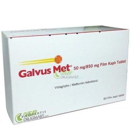 GALVUS MET 50 /850 X 60 COMPRIMIDOS GALVUS MET 50 /850 X 60 COMPRIMIDOS