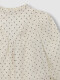 Blusa De Plumeti Con Detalles Blanco Optico