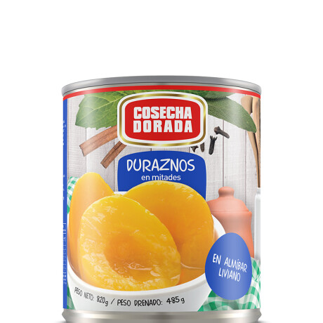 Durazno en Almíbar Cosecha Dorada 820g Durazno en Almíbar Cosecha Dorada 820g