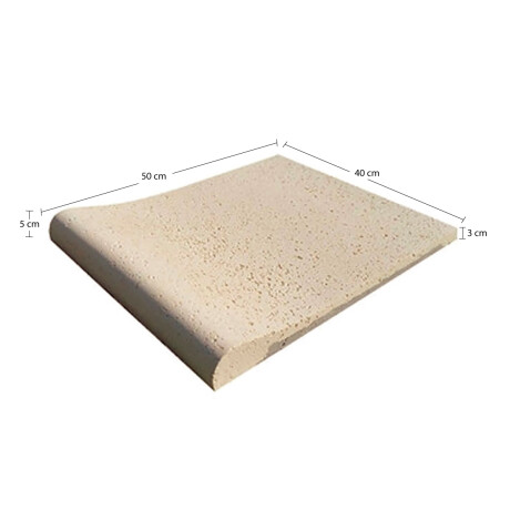 BORDE ANTIDESLIZANTE Y ATERMICO PARA PISCINA 40X50 GAMAS DE BEIGE