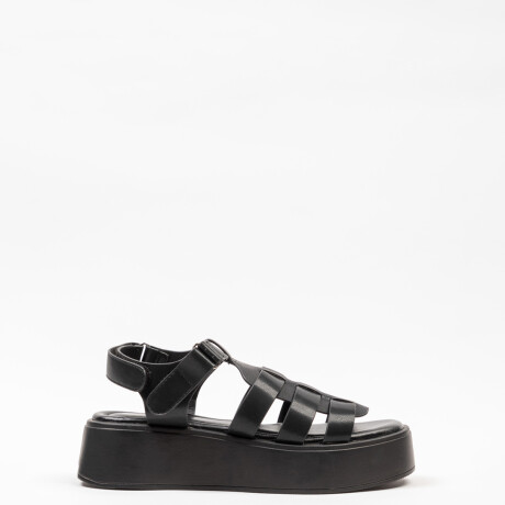 SANDALIA FLIPPER Negro