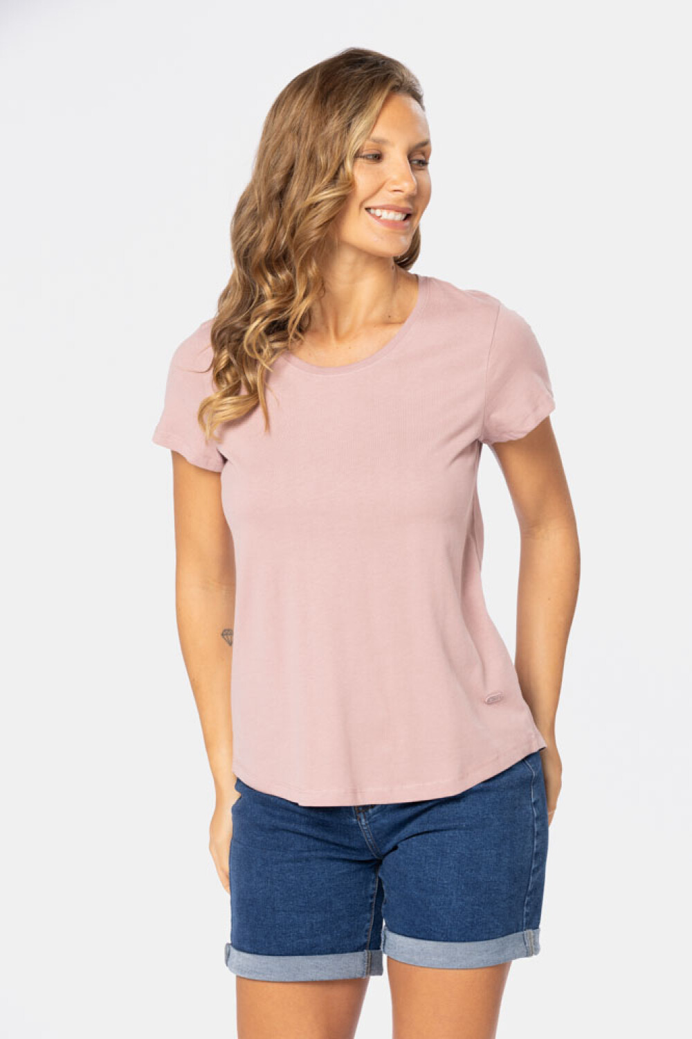 REMERA LISA Rosado