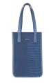 MATERAS BOLSITO TERRANO CROCO AZUL
