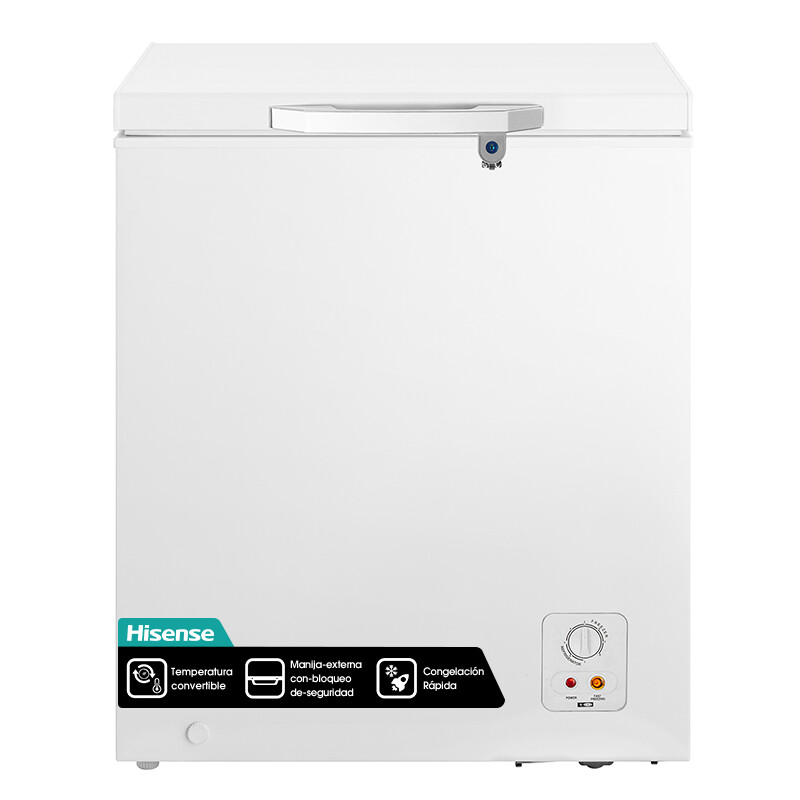 FREEZER HORIZONTAL HISENSE, 5 P.C.,ECO FRIENDLY 001