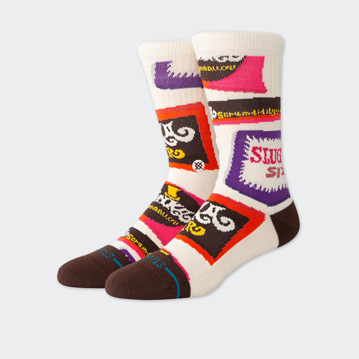 Medias Stance Wonka Bars Brown - Marrón 