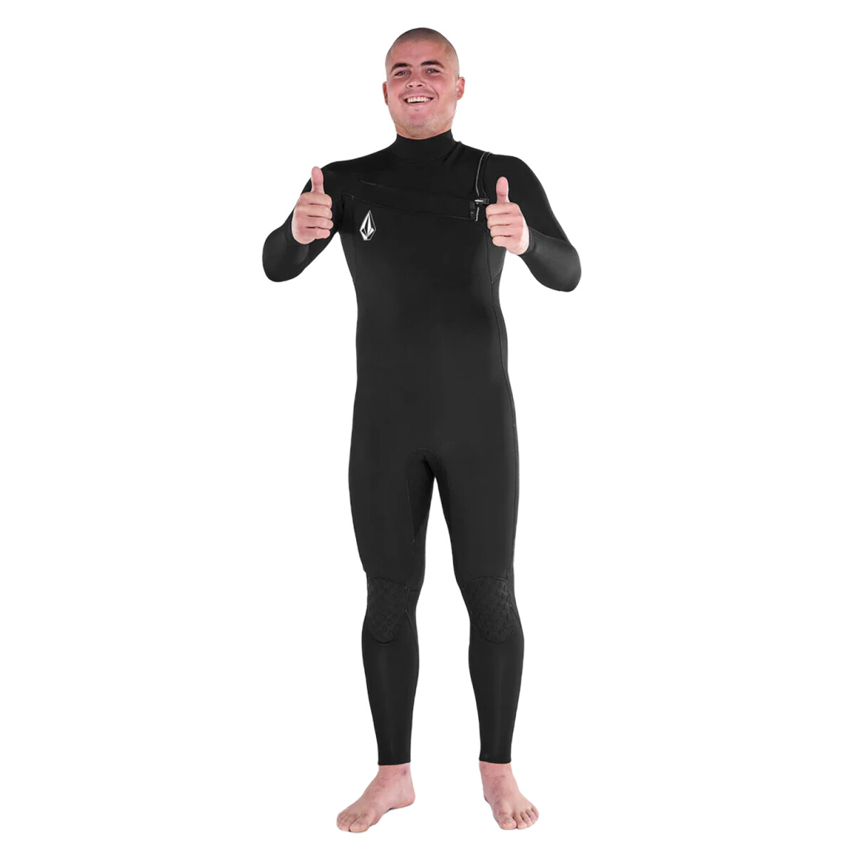 Traje Volcom ABG 3/2 Chest Zip Fullsuit - Negro 