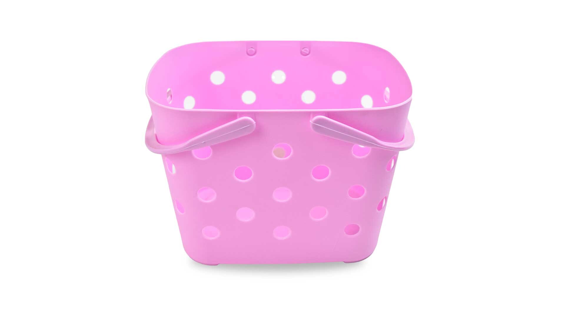 CANASTO DE PLASTICO CON ASAS 23 X 7 X 18CM 