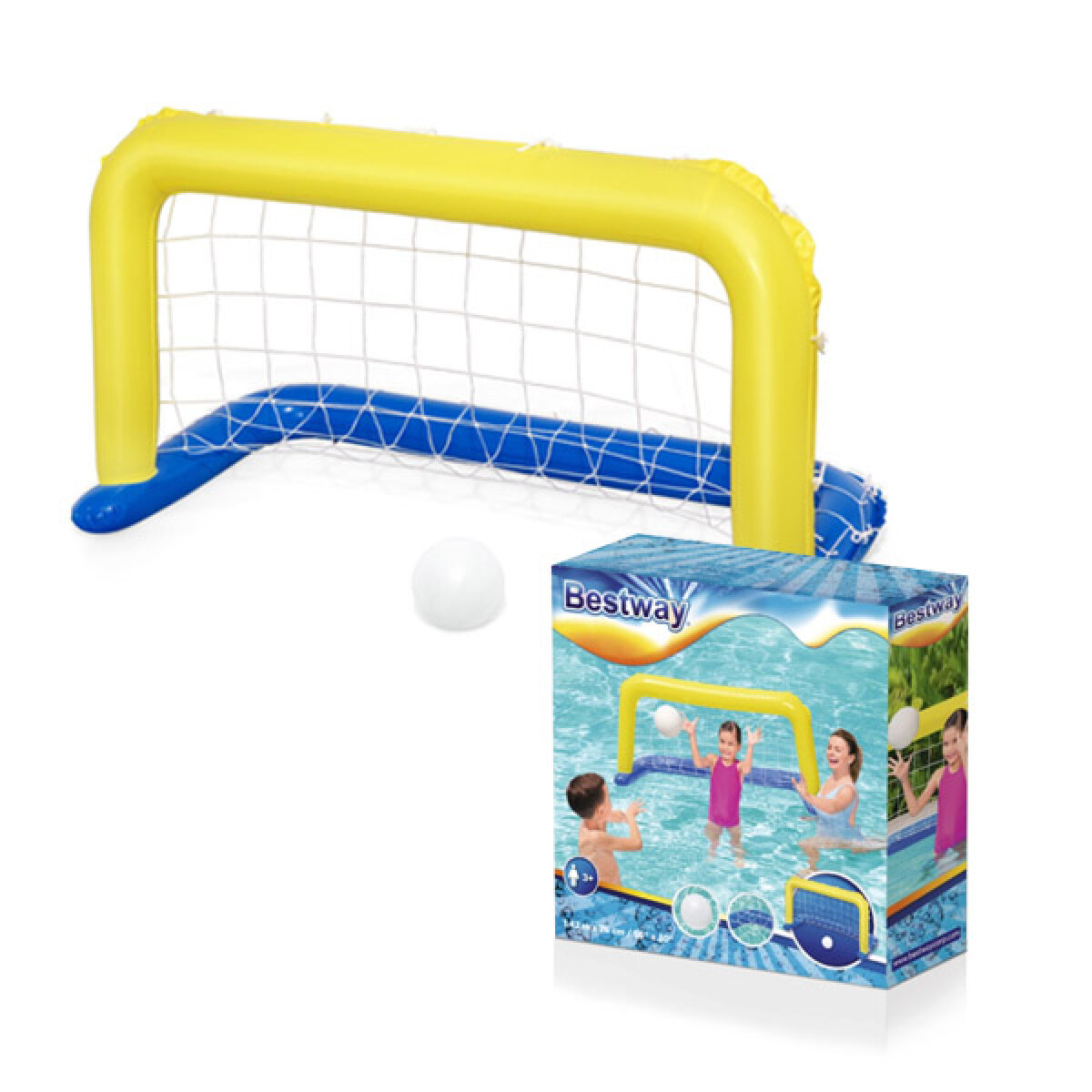 Arco Inflable Water Polo Bestway + Pelota 