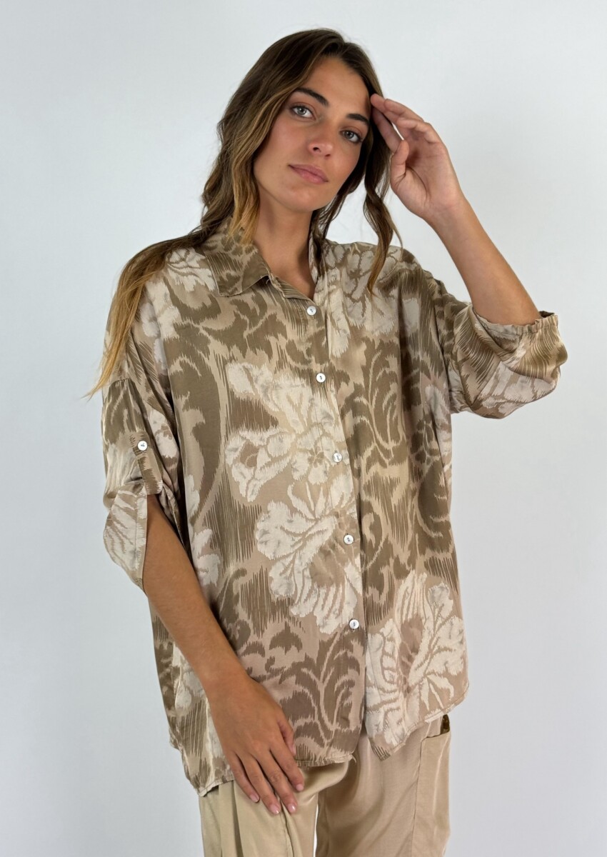 CAMISA AMARETTO - BEIGE 