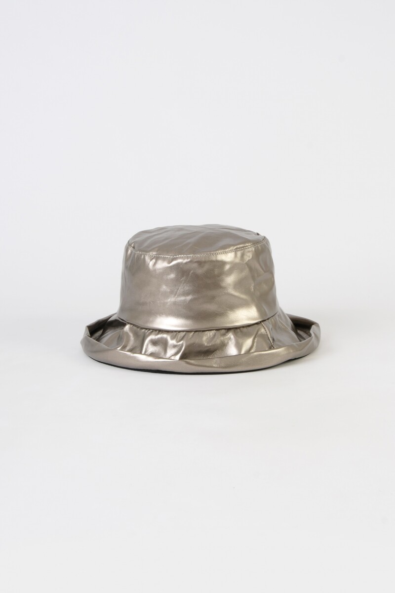 Sombrero metalizado negro