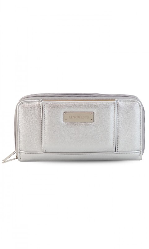 BILLETERA HIBISCO PLATA