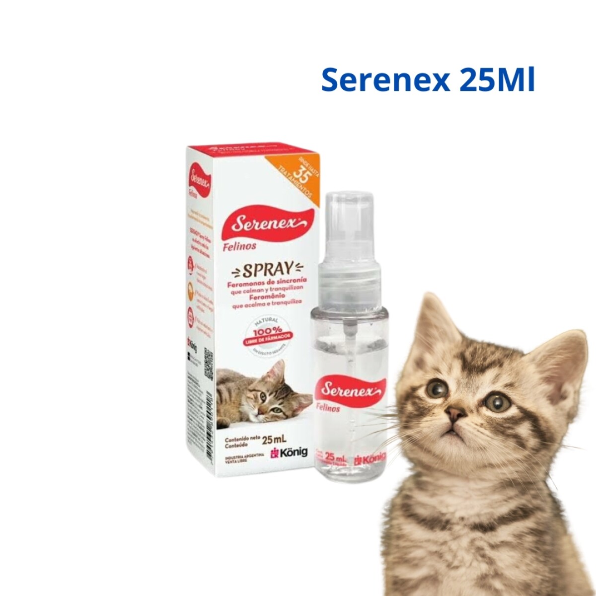 Serenex Spray Gato 25 Ml 